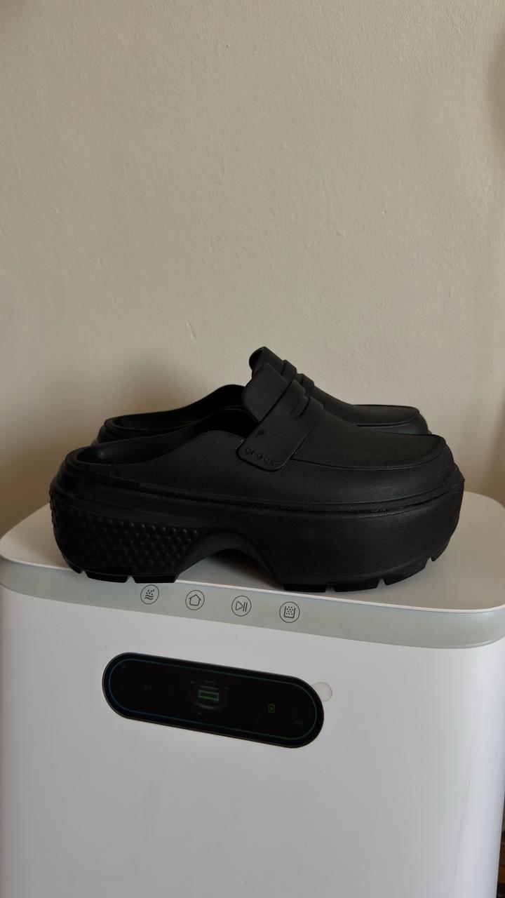 Черные сабо Crocs