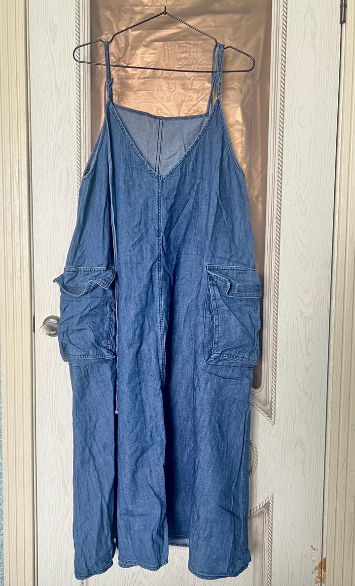 Джинсовый сарафан