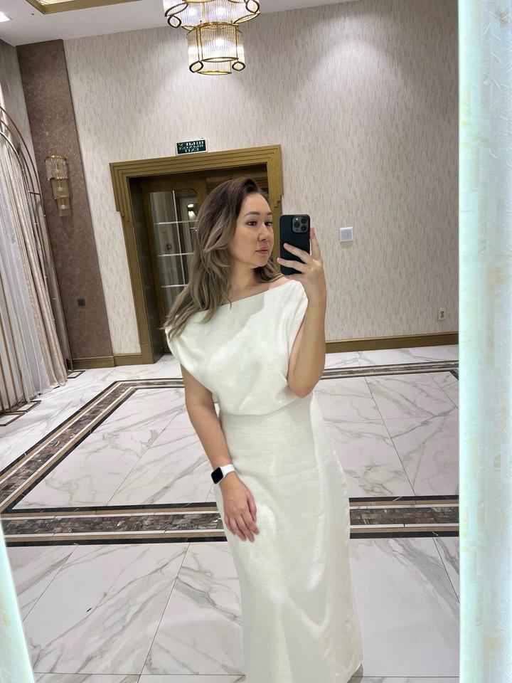 Платье лен