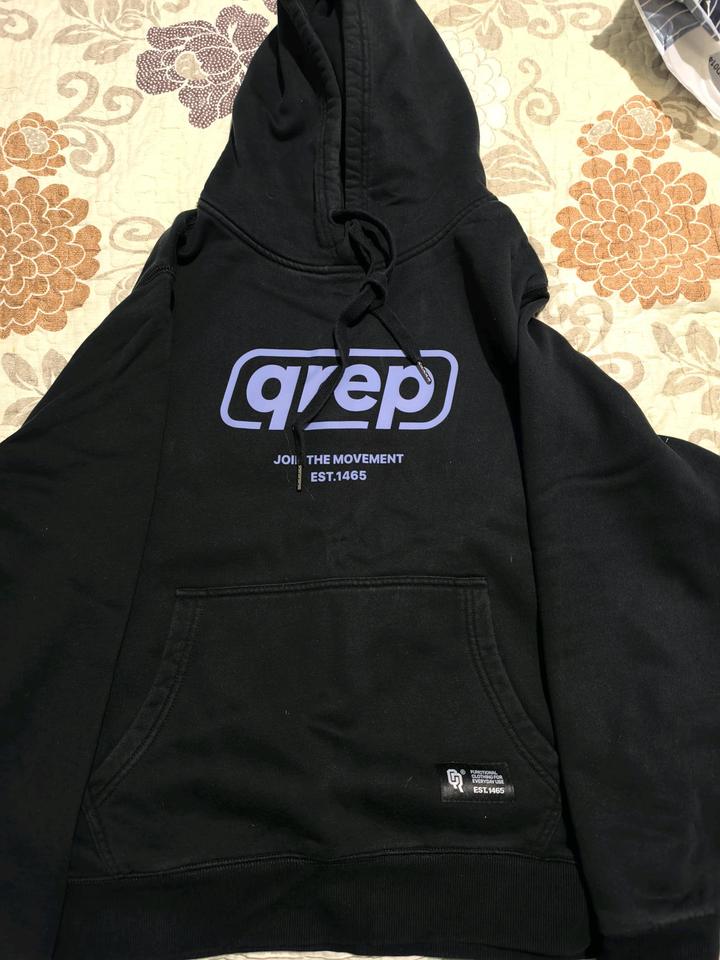 Черный Худи QR