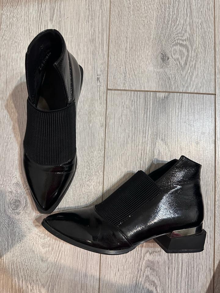 Черные полусапожки