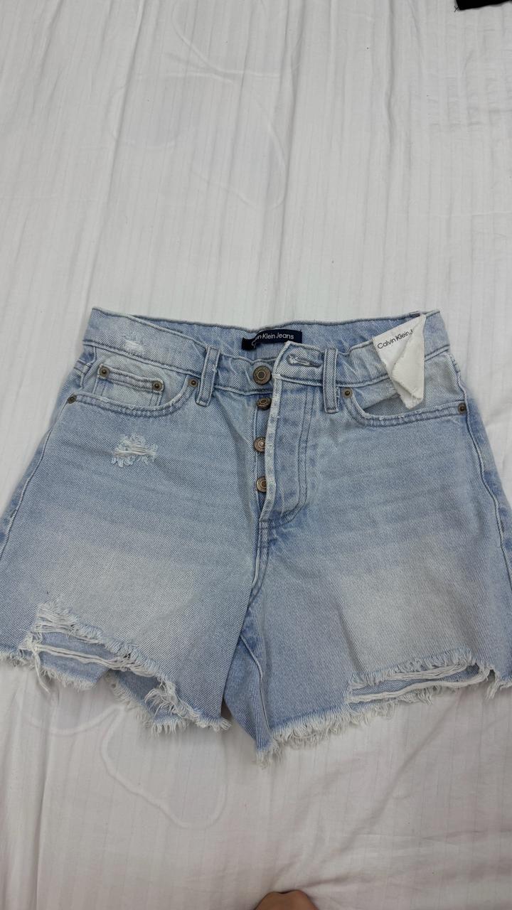 Шорты женские светлые Calvin Klein, оригинал. 25 размер XS