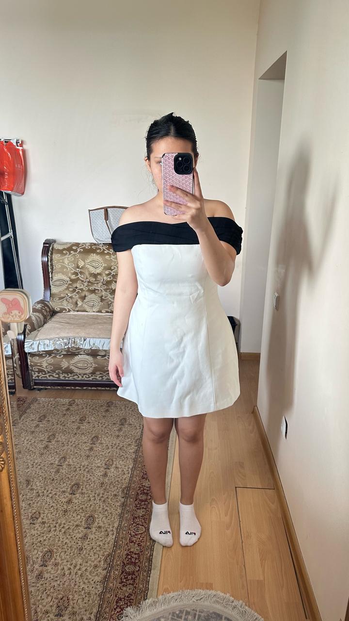 Белое платье Zara