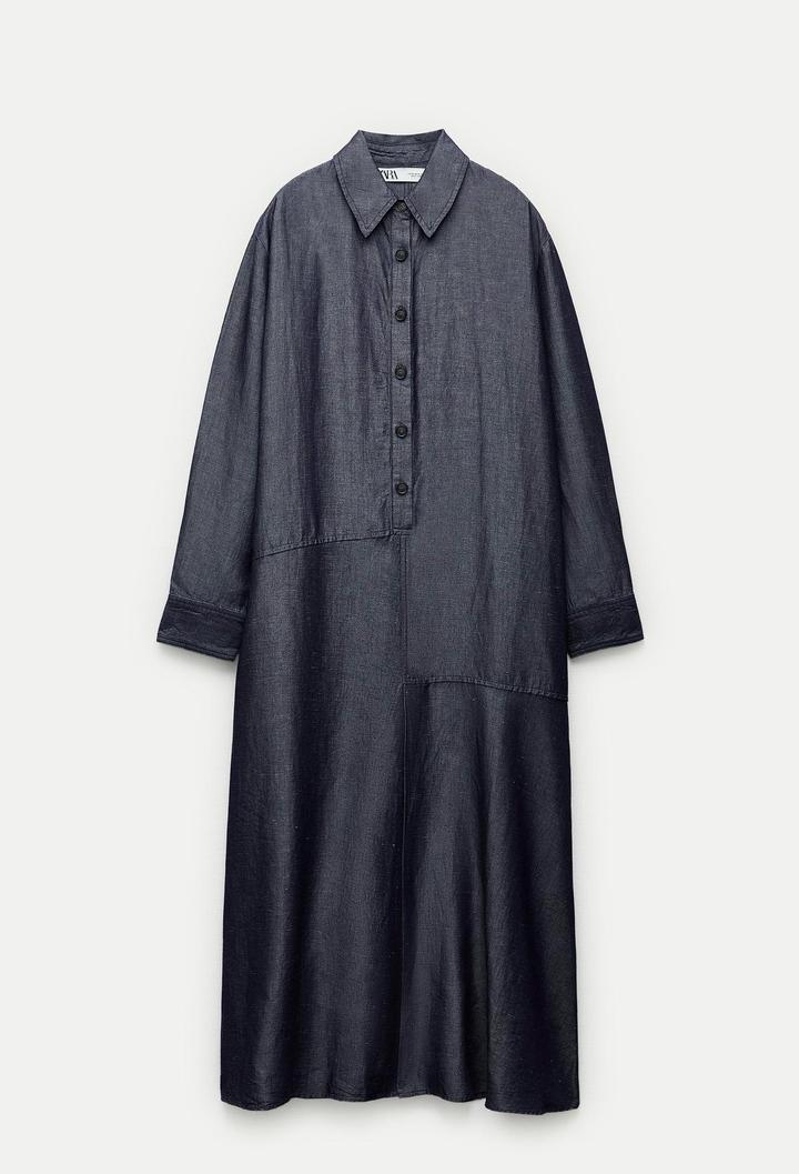 Zara платье из льна