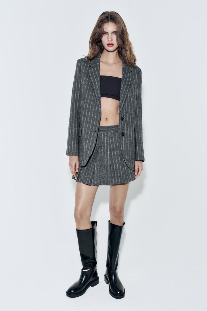 юбка из смесовой шерсти Zara