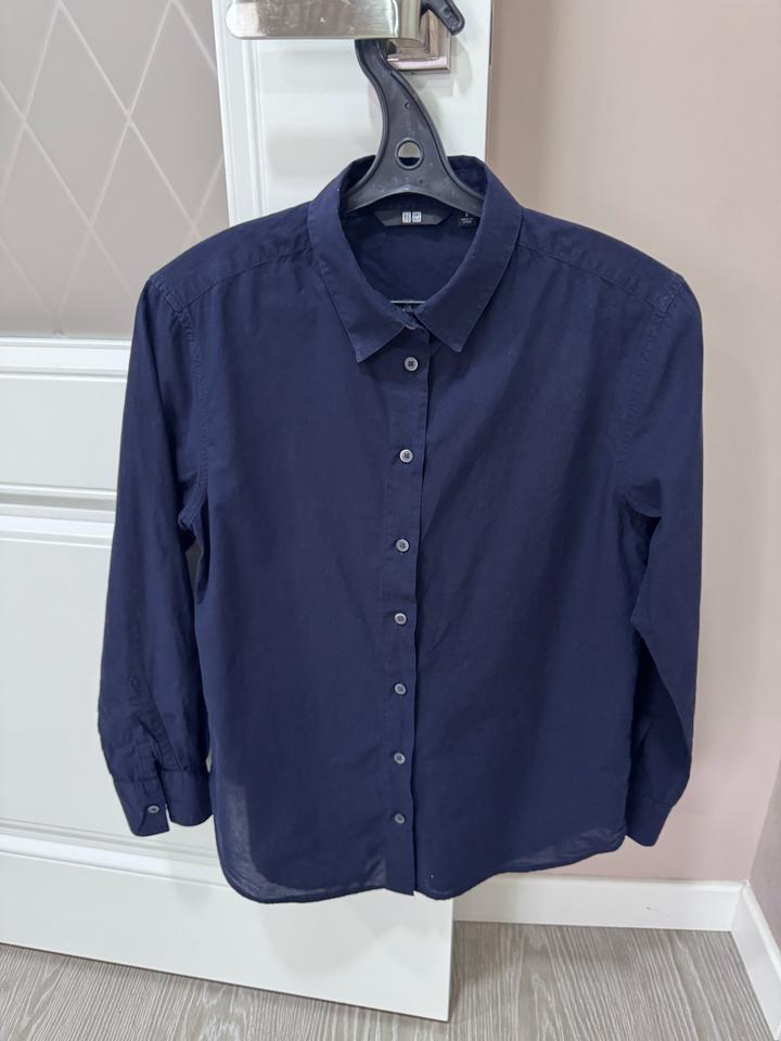 Рубашка из тонкого хлопка Uniqlo