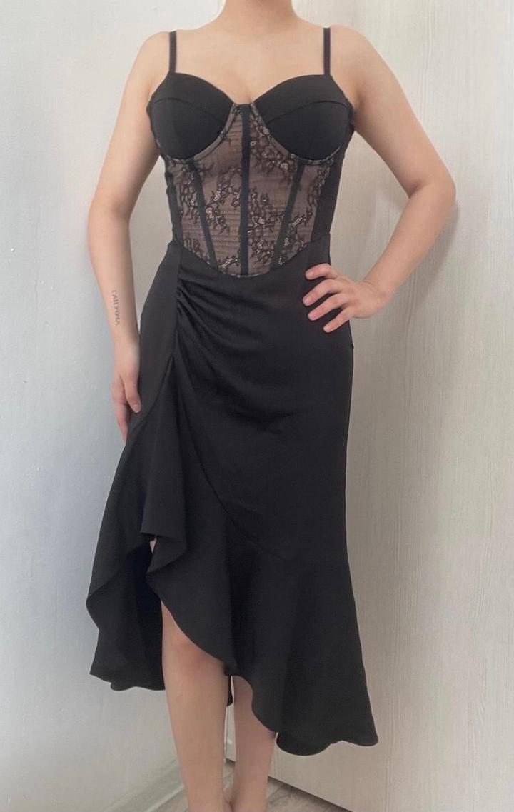 Чёрное платье lichi