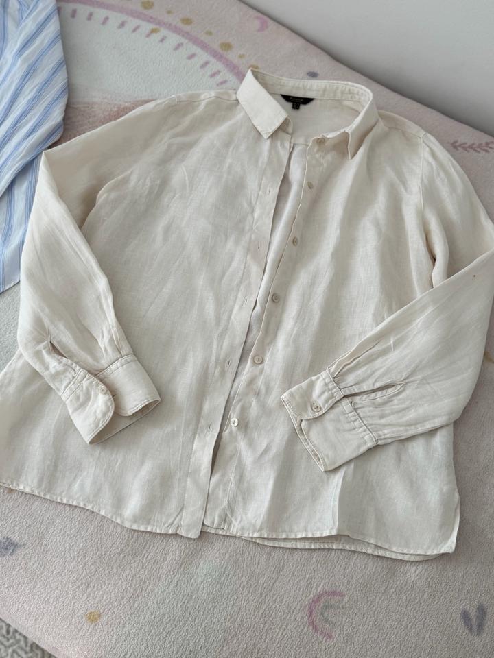 Льняная рубашка Massimo Dutti