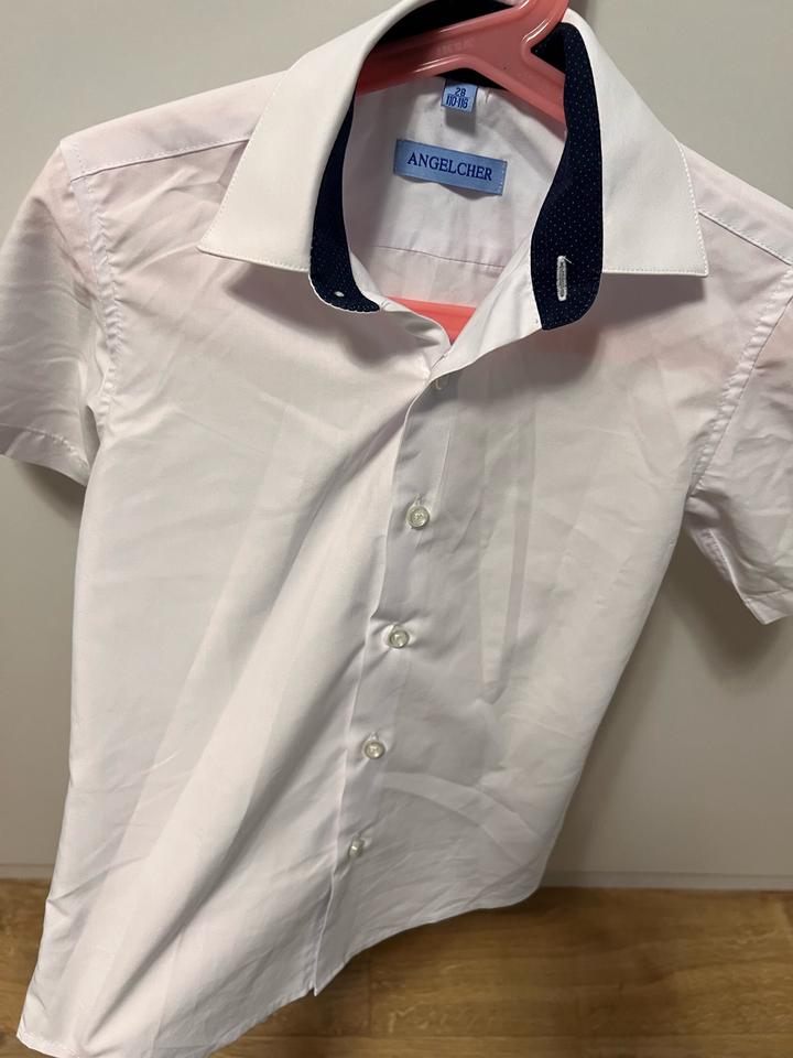 Школьная рубашка с коротким рукавом Angelcher