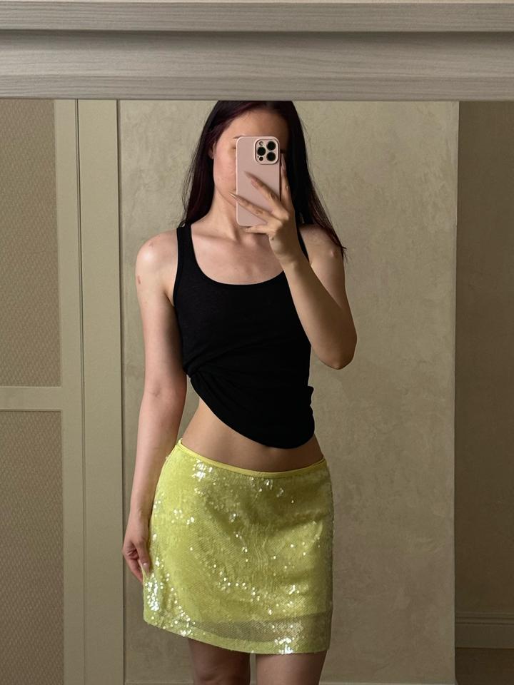 юбка в пайетках Zara