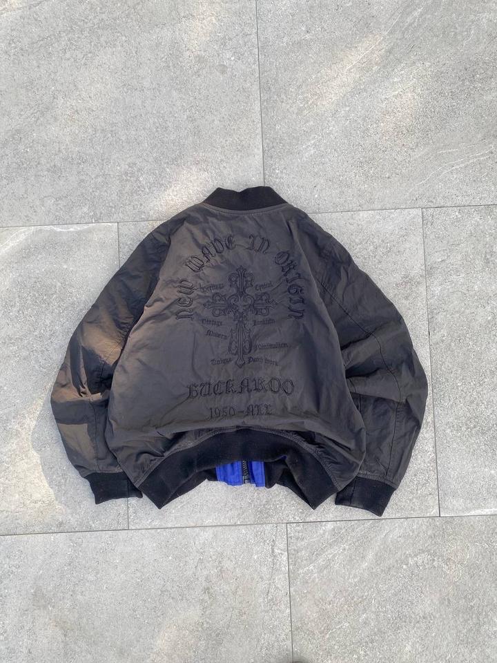 reversible bomber jacket
