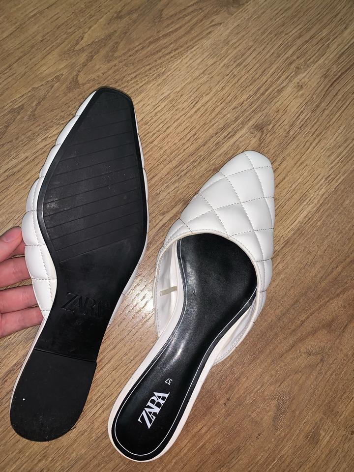Белые мюли Zara