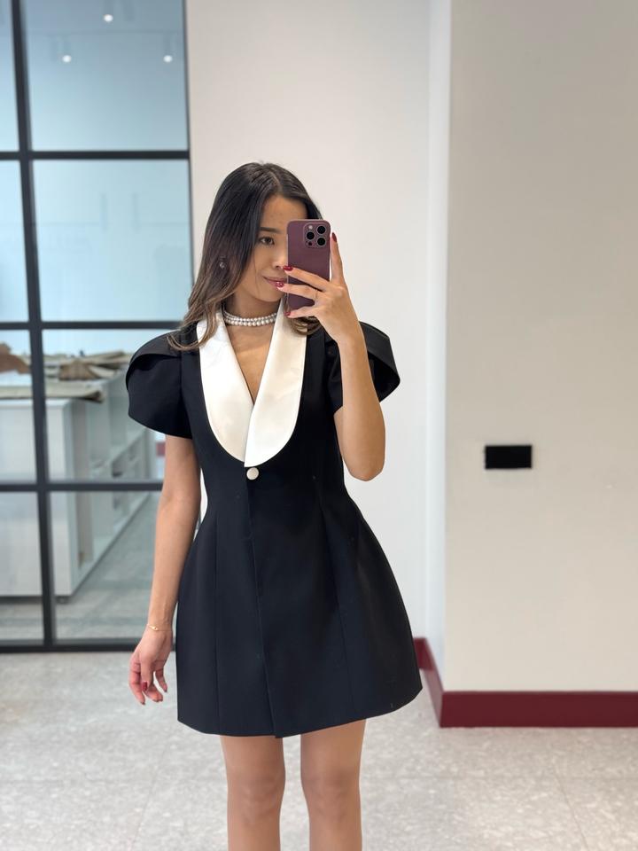 Черное платье пиджак