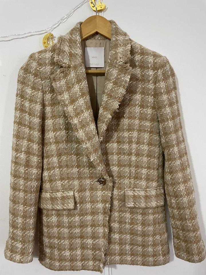 Твид от ПИДЖАК ИЗ ТВИДА С ПУГОВИЦЕЙ-СТРАЗОМ