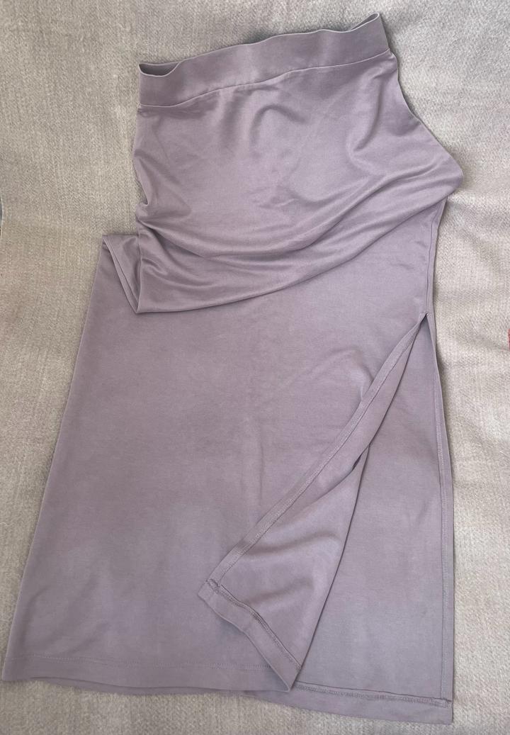 тонкая макси юбка