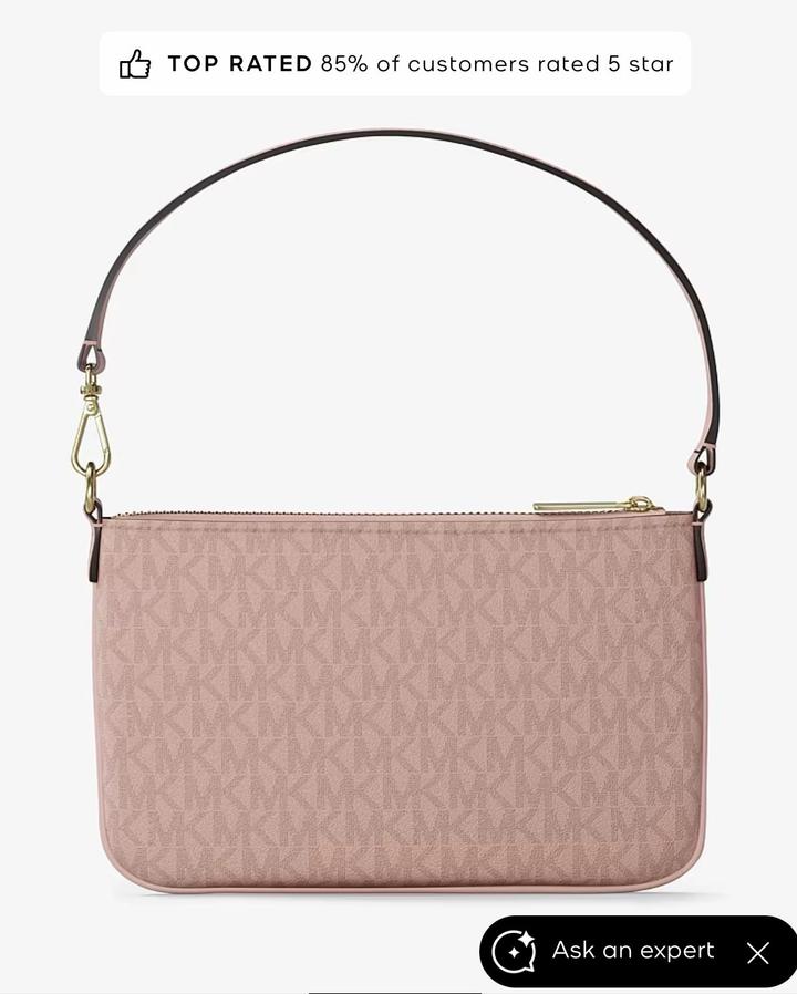 Сумка клатч Michael Kors, светло розовая..