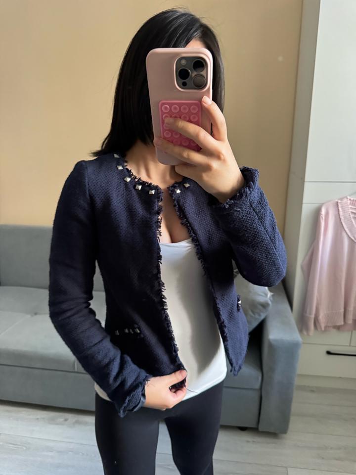 Твидовый пиджак Tom Tailor