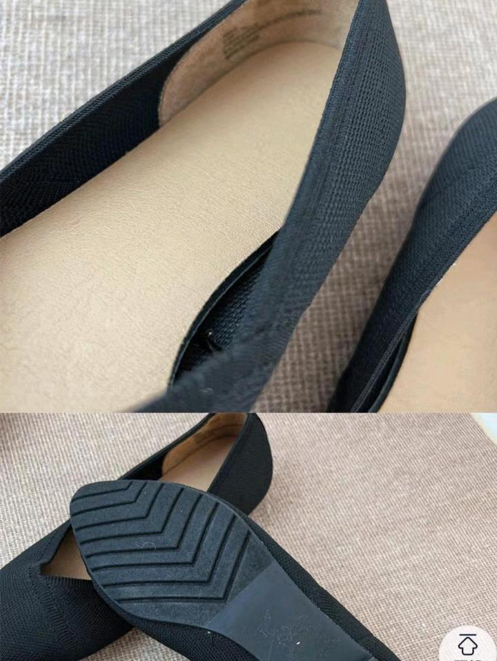 Балетки из трикотажного полотна, р.38