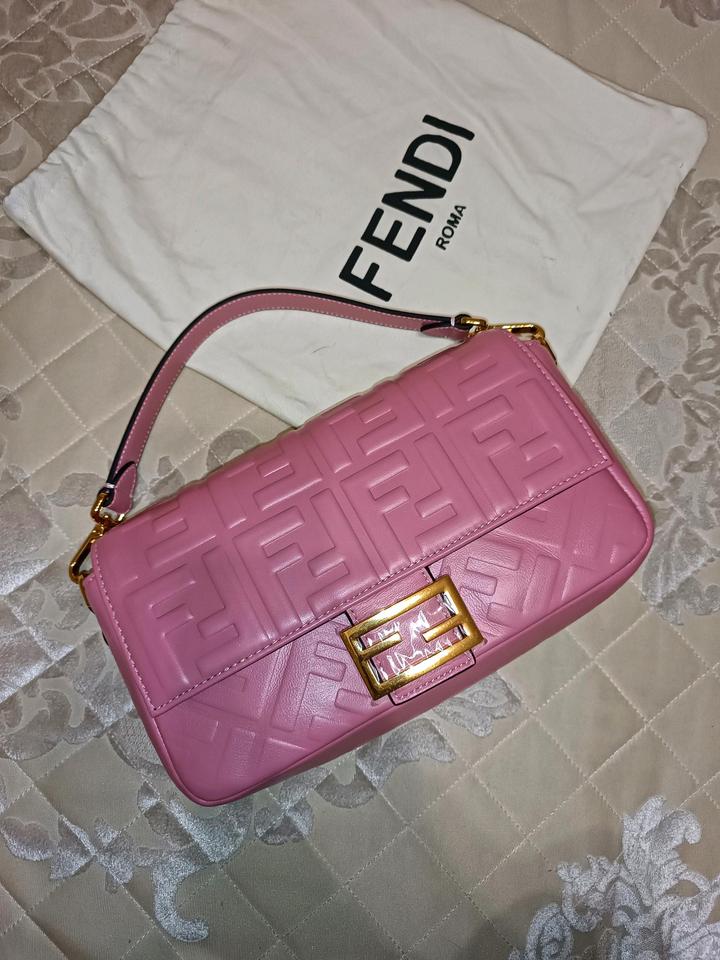 Сумка Fendi baguette bag pink💘