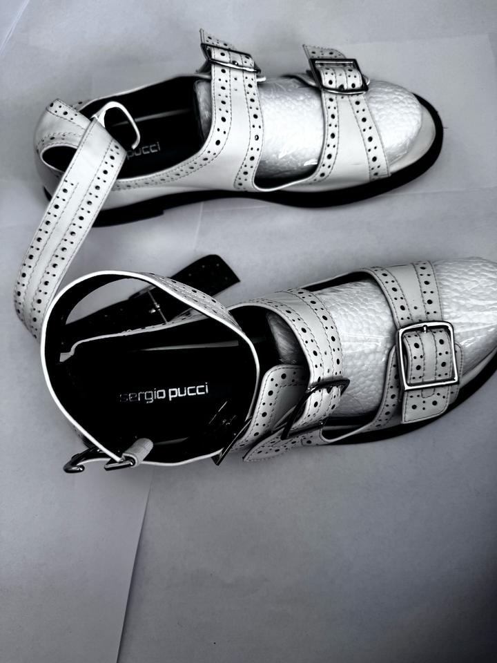 Кожаные сандали Sergio Pucci, размер 38