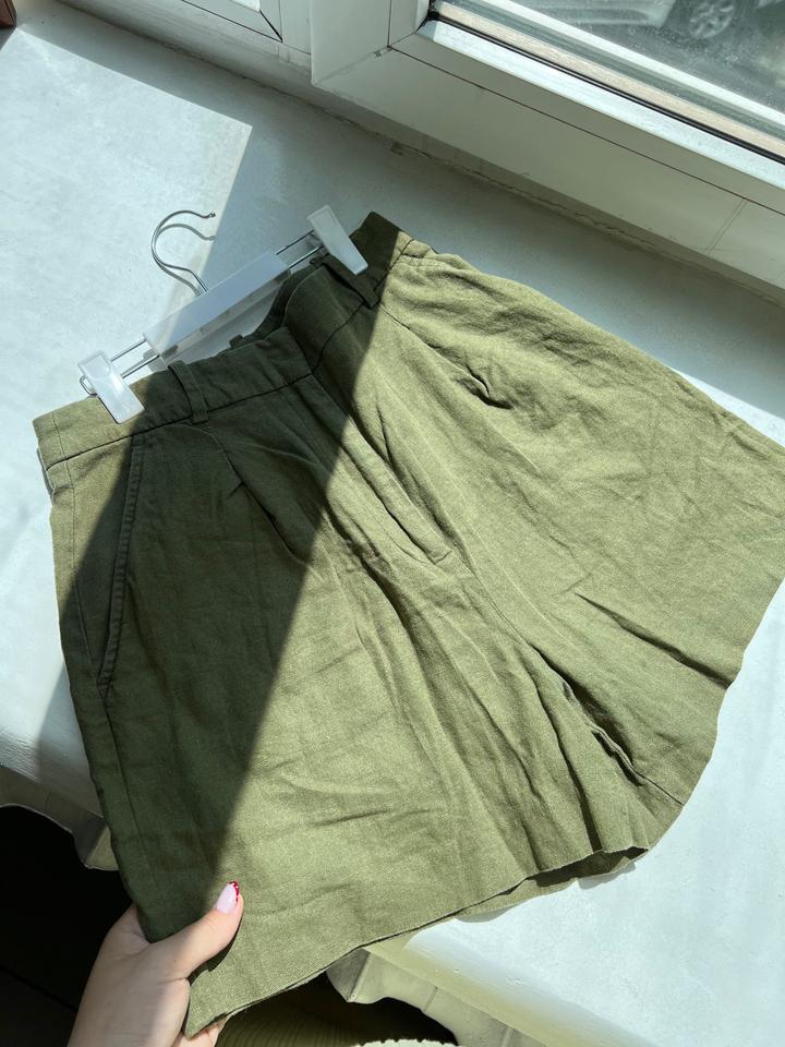 Шорты лен Zara