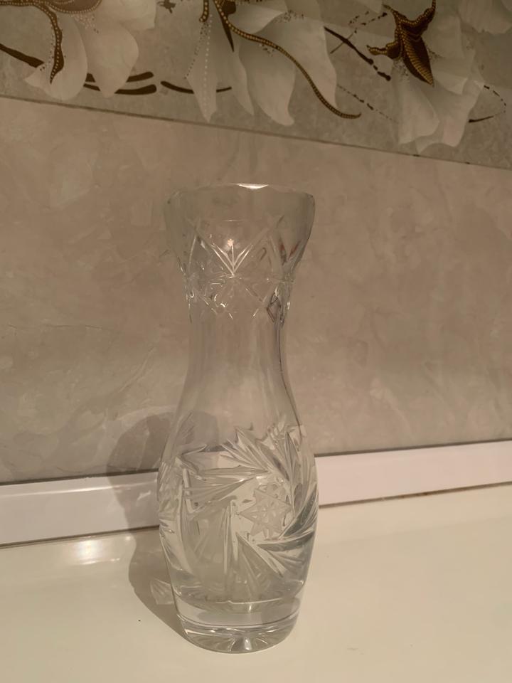 Ваза хрустальная средняя