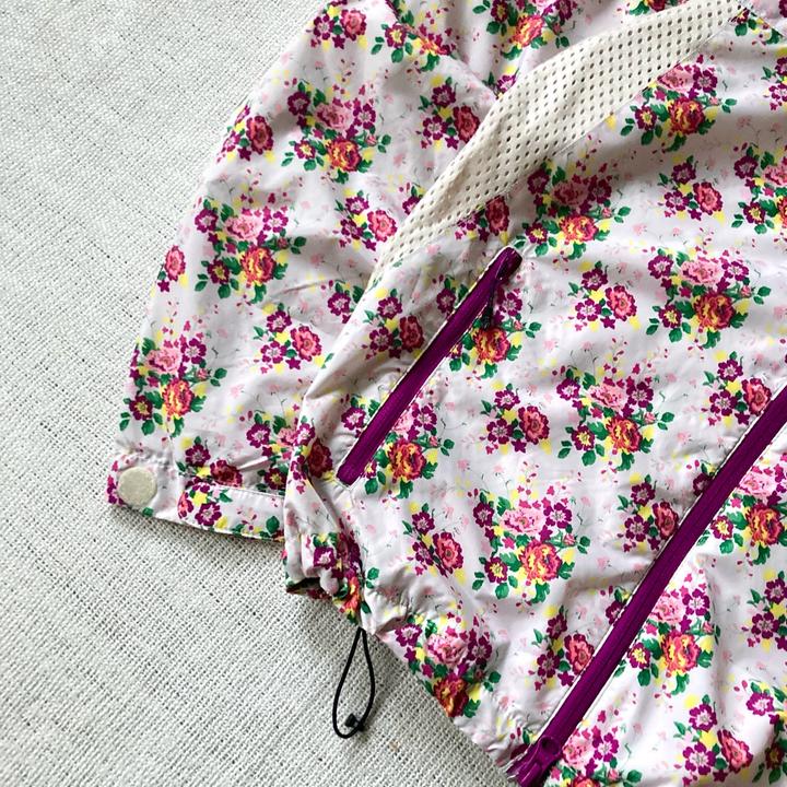 Columbia flower windbreaker