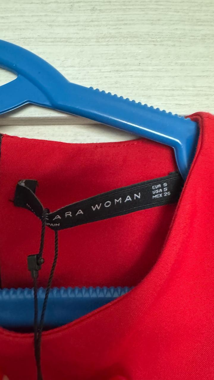Красное платье Zara