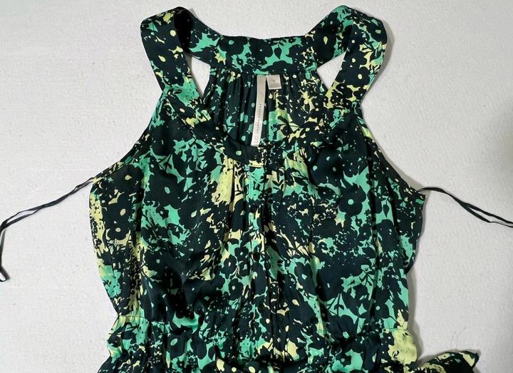 Винтажный топ блуза M (46 размер) летний без рукавов