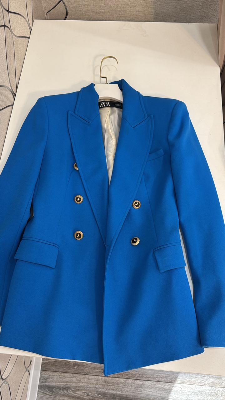 Синий пиджак Zara