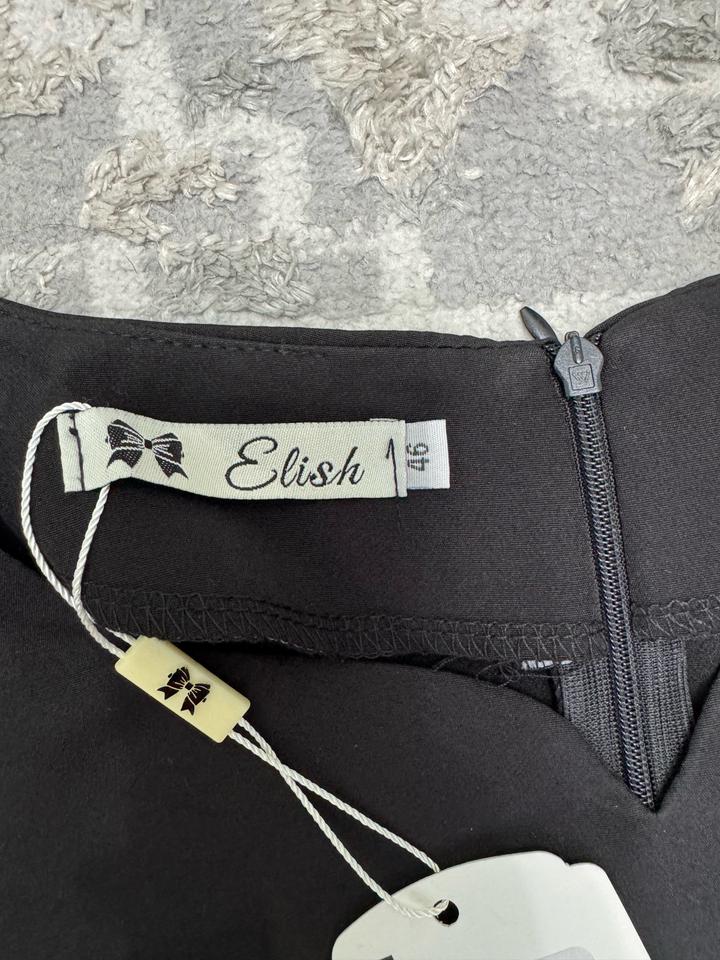 Чёрное платье Elish, размер 46
