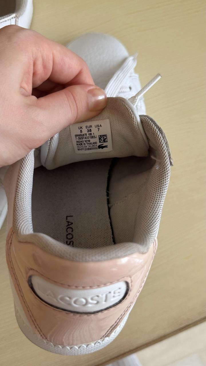 Lacoste Кроссовки кеды белые