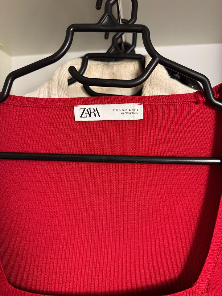 Красное платье Zara