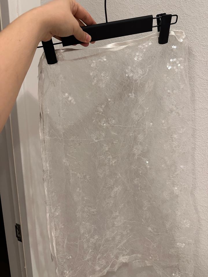 Повязка гипюр с пайетками