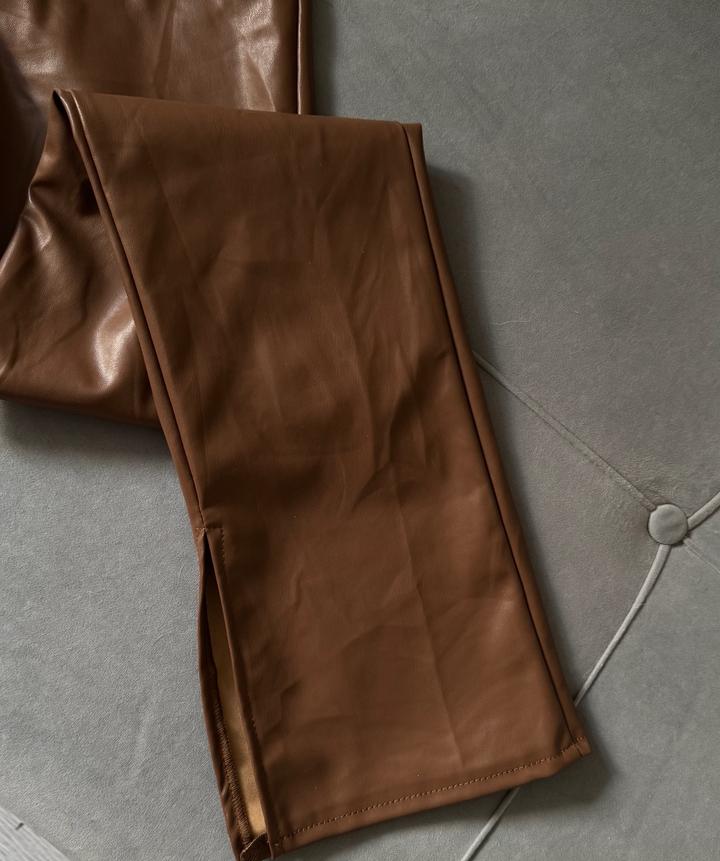 Кожаные брюки новые