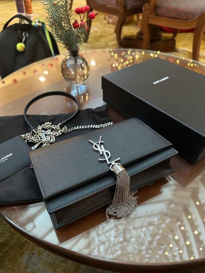 Сумка Saint Laurent Kate with tassel