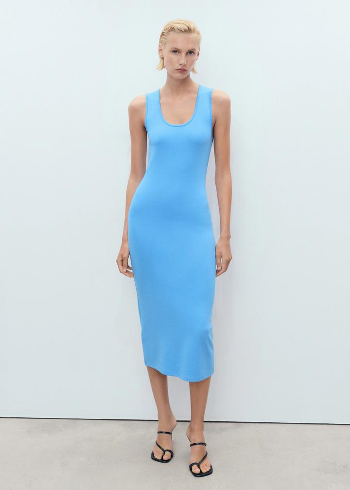 Голубое платье от Mango