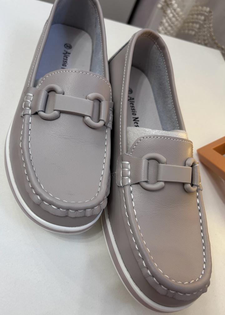 Лоферы кожа