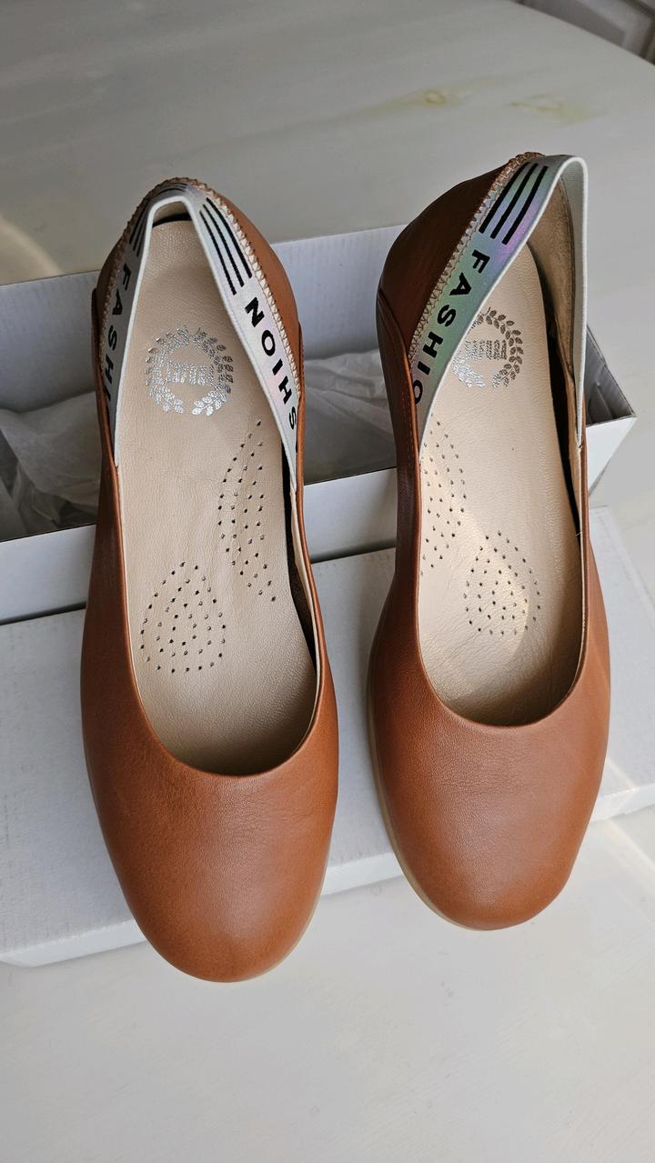 Балетки натуральная кожа p.40