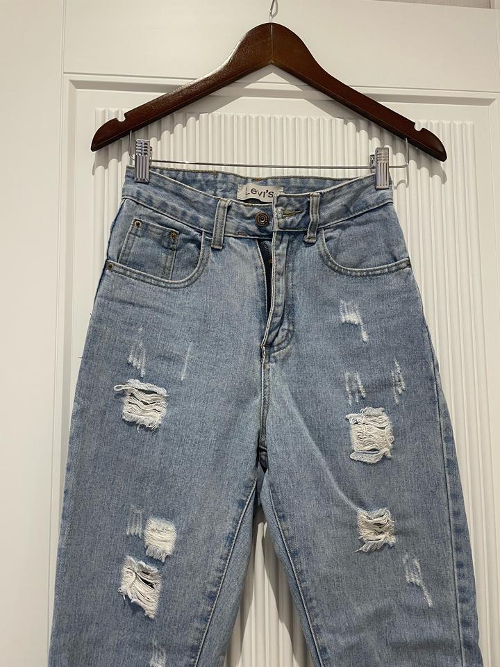 Джинсы летние с равнинами