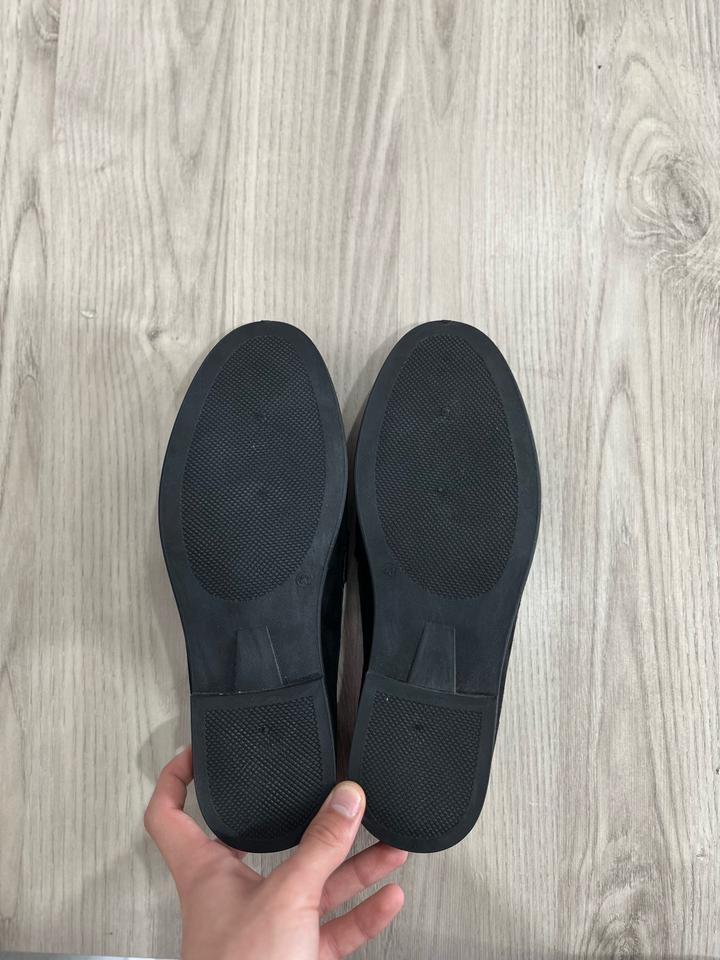 Лоферы из замши.