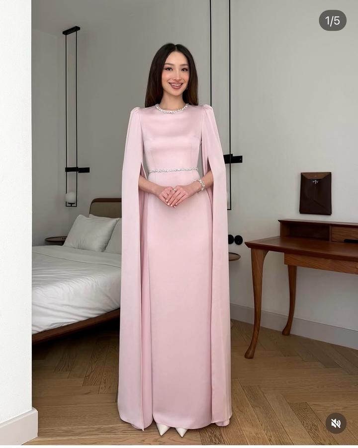 Розовое платье Bergamo размер S