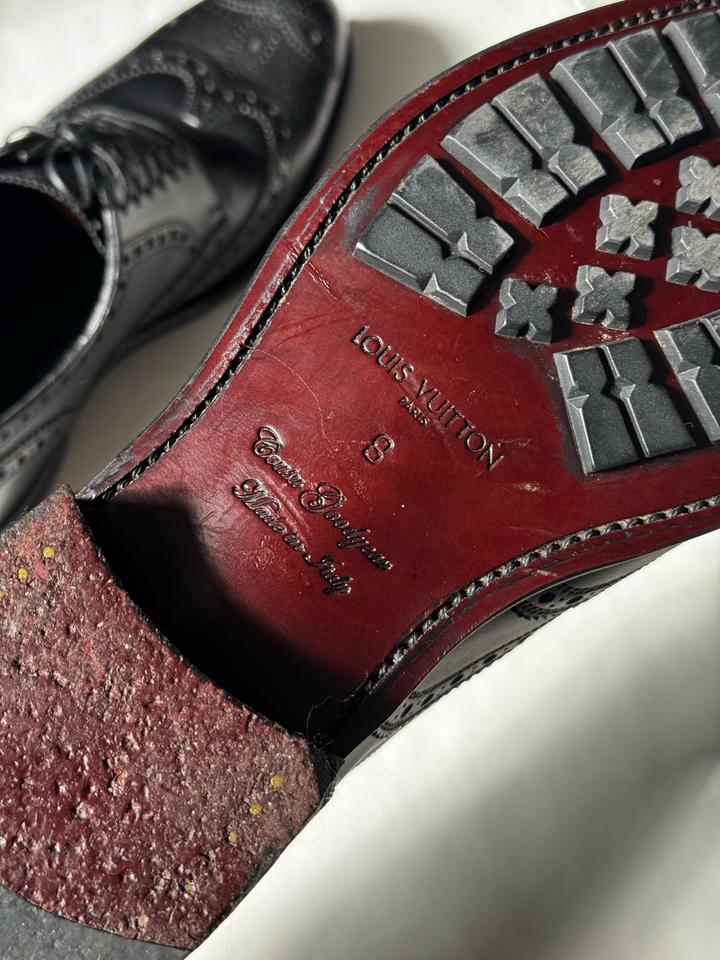 Мужские туфли Louis Vuitton броги туфли, оригинал, размер 8