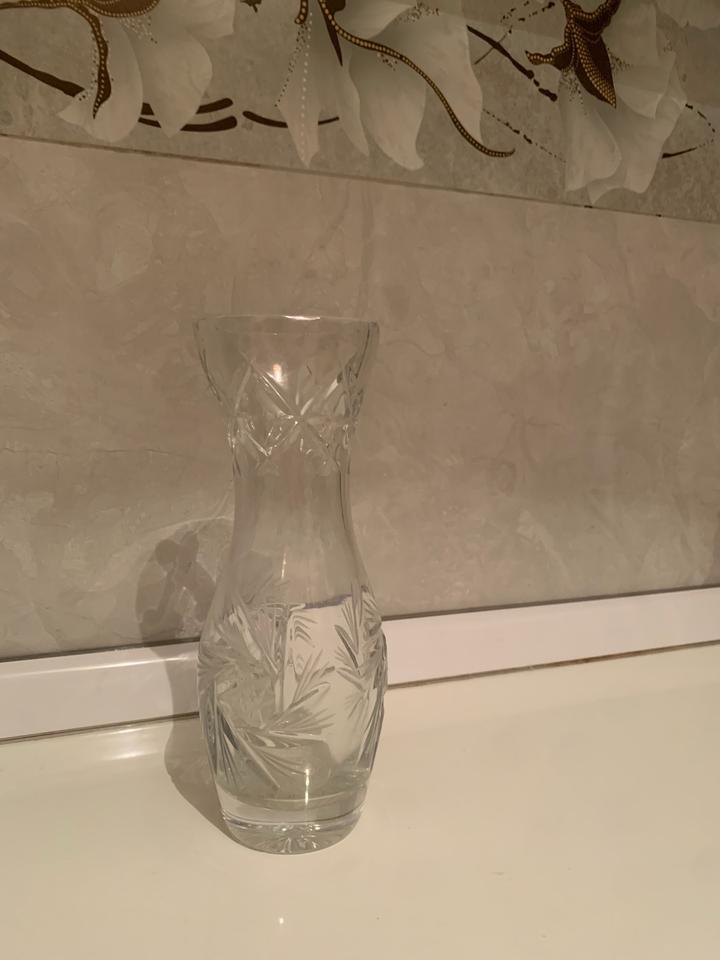 Ваза хрустальная средняя