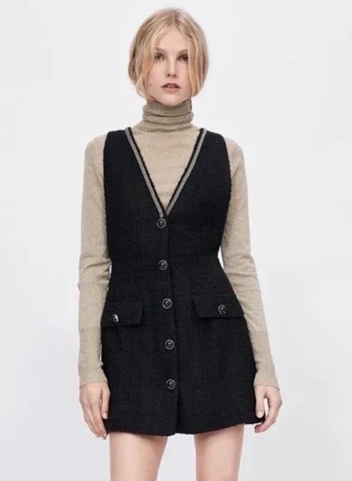 продам твидовое платье Zara