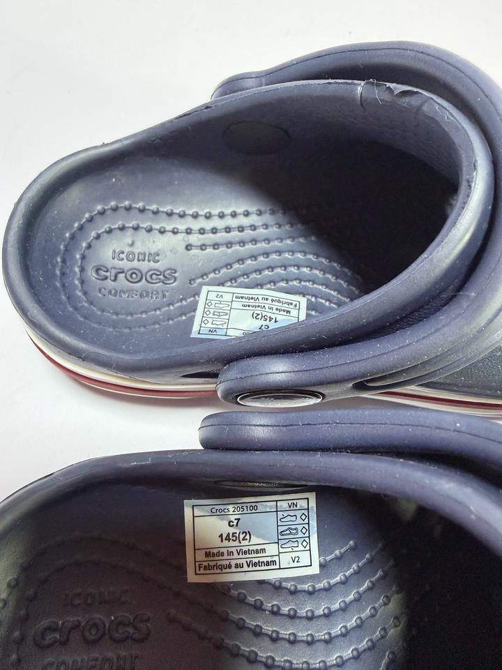 Детские кроксы Crocs, оригинал, с украшениями, размер 23