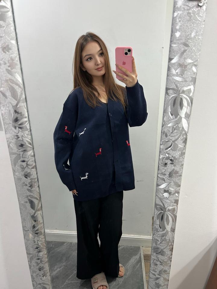 Кардиган и платье
