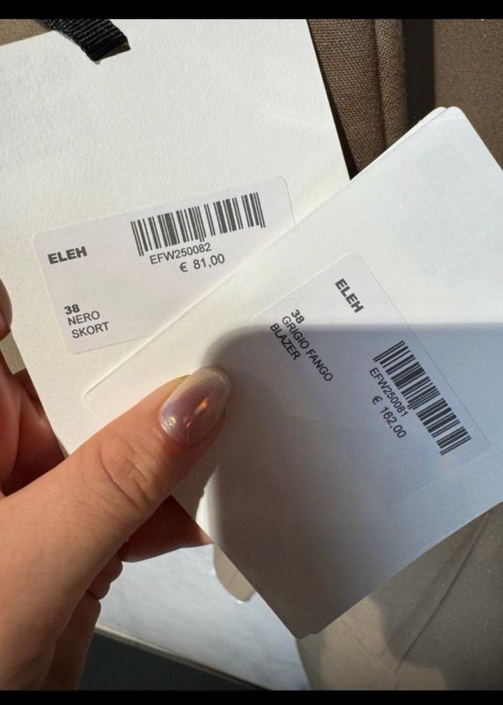 Костюм пиджак оверсайз + юбка-шорты