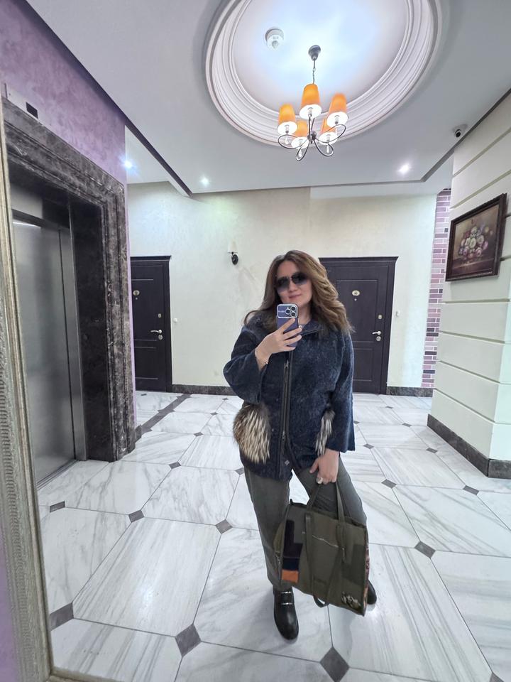 Шуба из меха овчины.