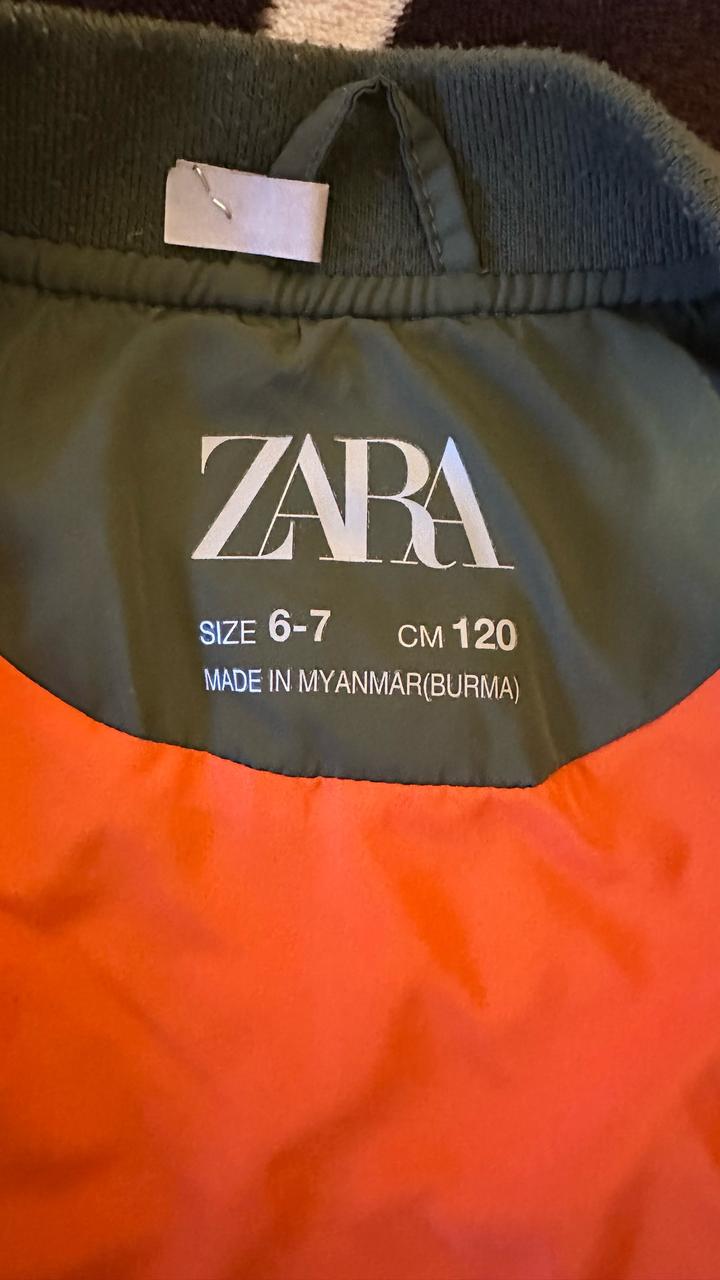 Zara бомбер детский